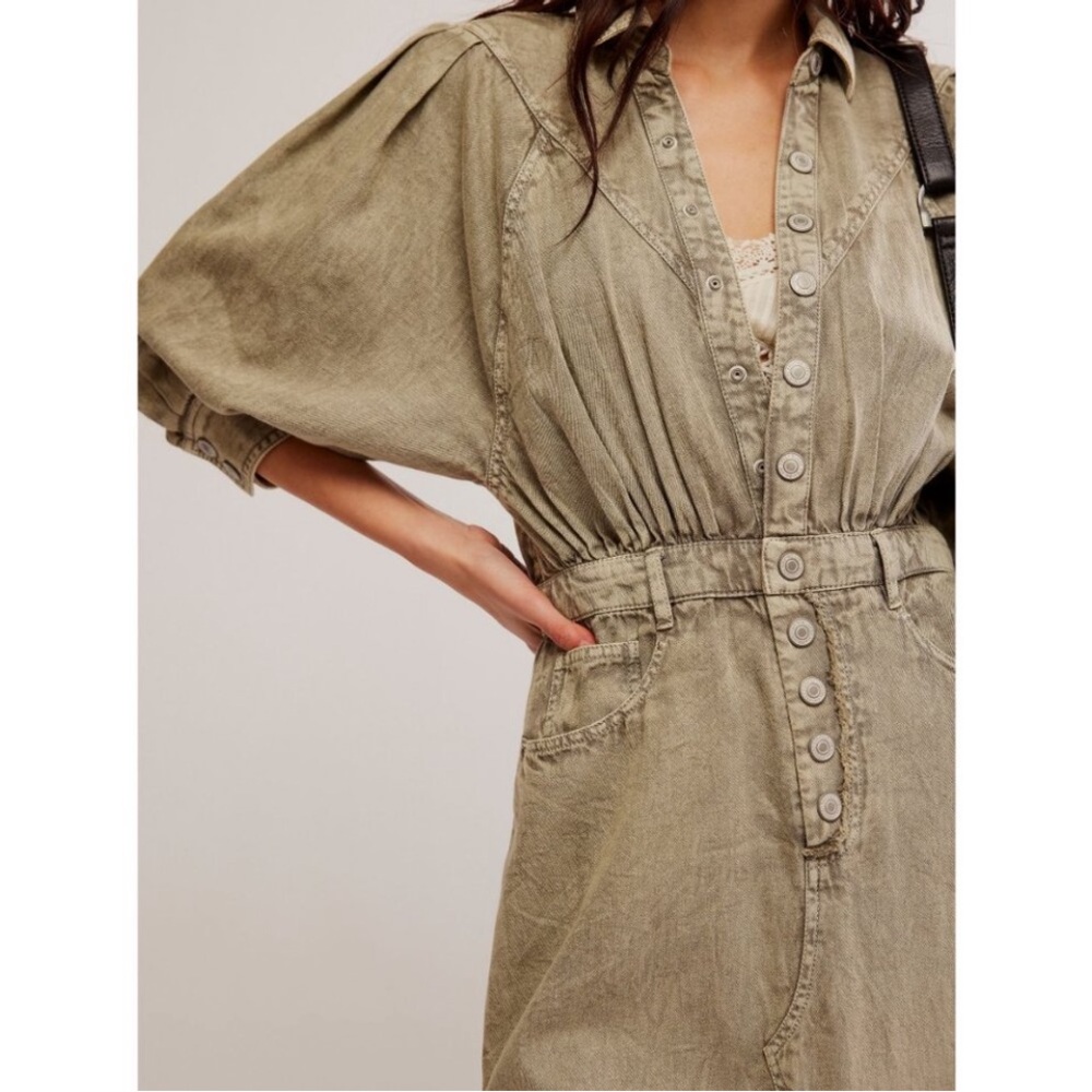 Free People Mad Love Denim Midi
Dress - Picture 4 of 8